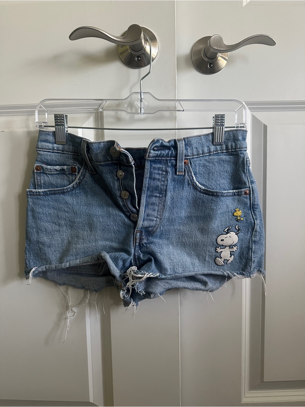Levi's Peanuts 501 Jean Shorts